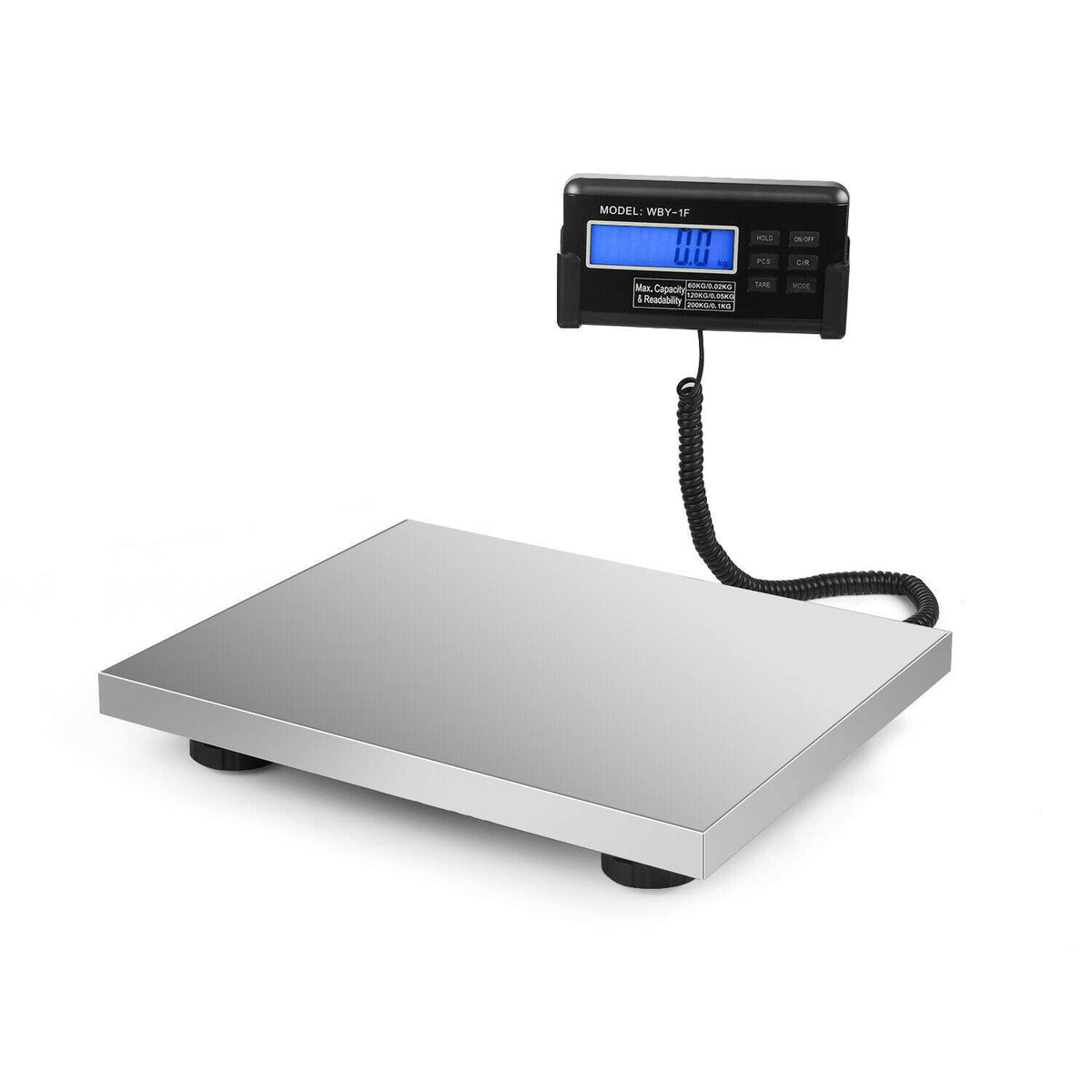 440lbs Digital Postal Scale Stainless Steel Platform Q477
