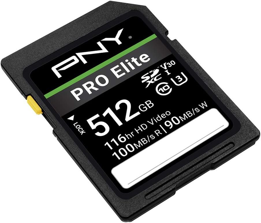 512GB PRO Elite Class 10 U3 V30 SDXC Flash Memory Card P961