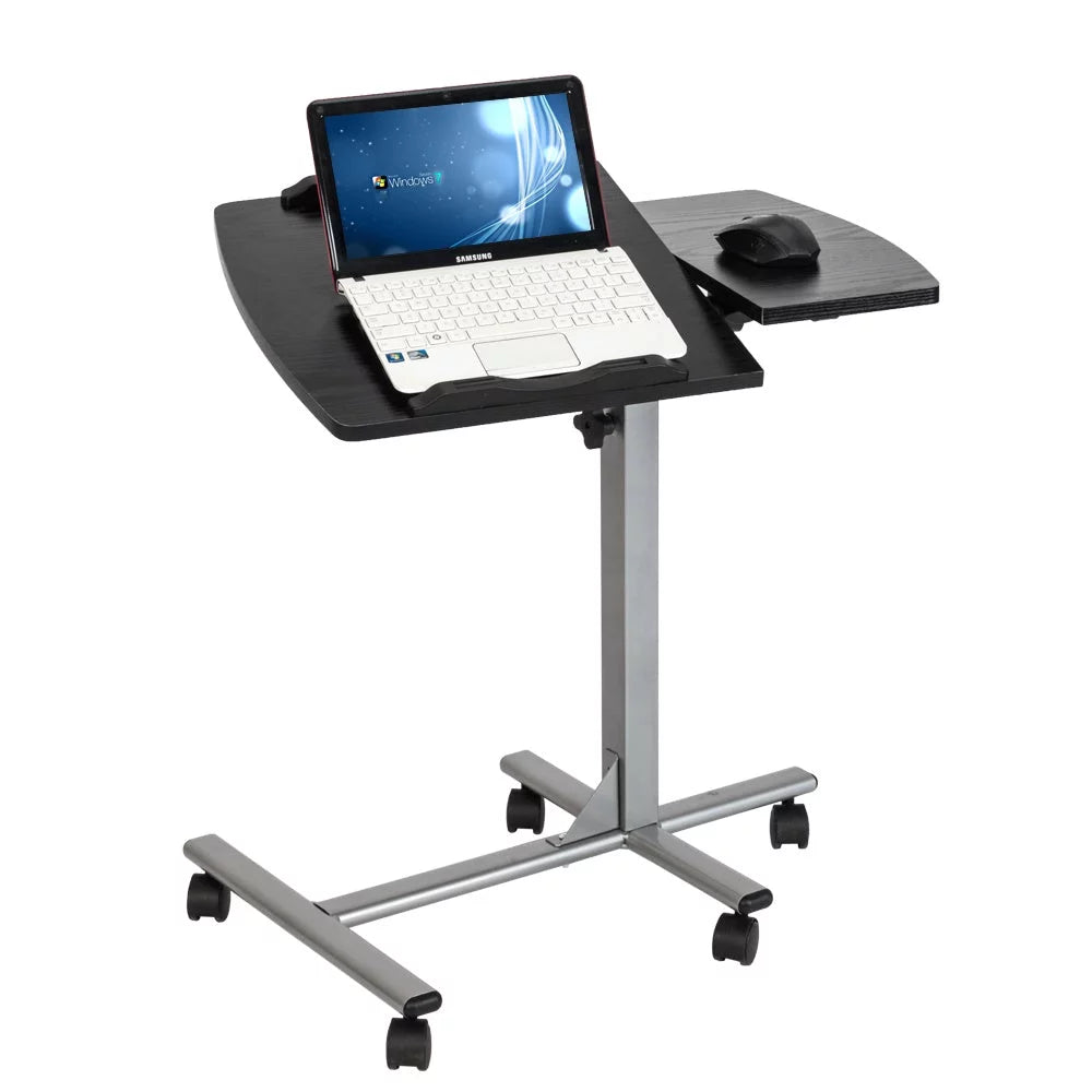 Black & Silver Lifting Computer Desk U111407