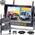 Wireless 7 Inch HD 1080P DVR Monitor with 2 Rear View Cameras W832