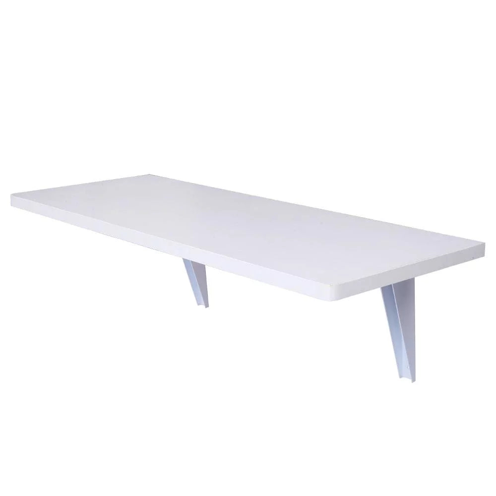 Wall-Mounted Drop-Leaf Folding Table White M59414