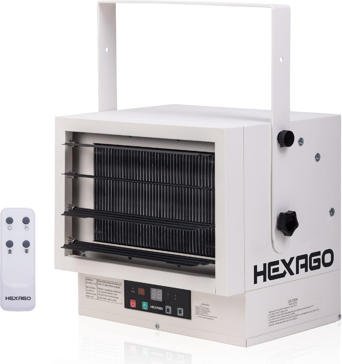 5000W 240V Electrical Garage Heater with Remote Thermostat Timer S636