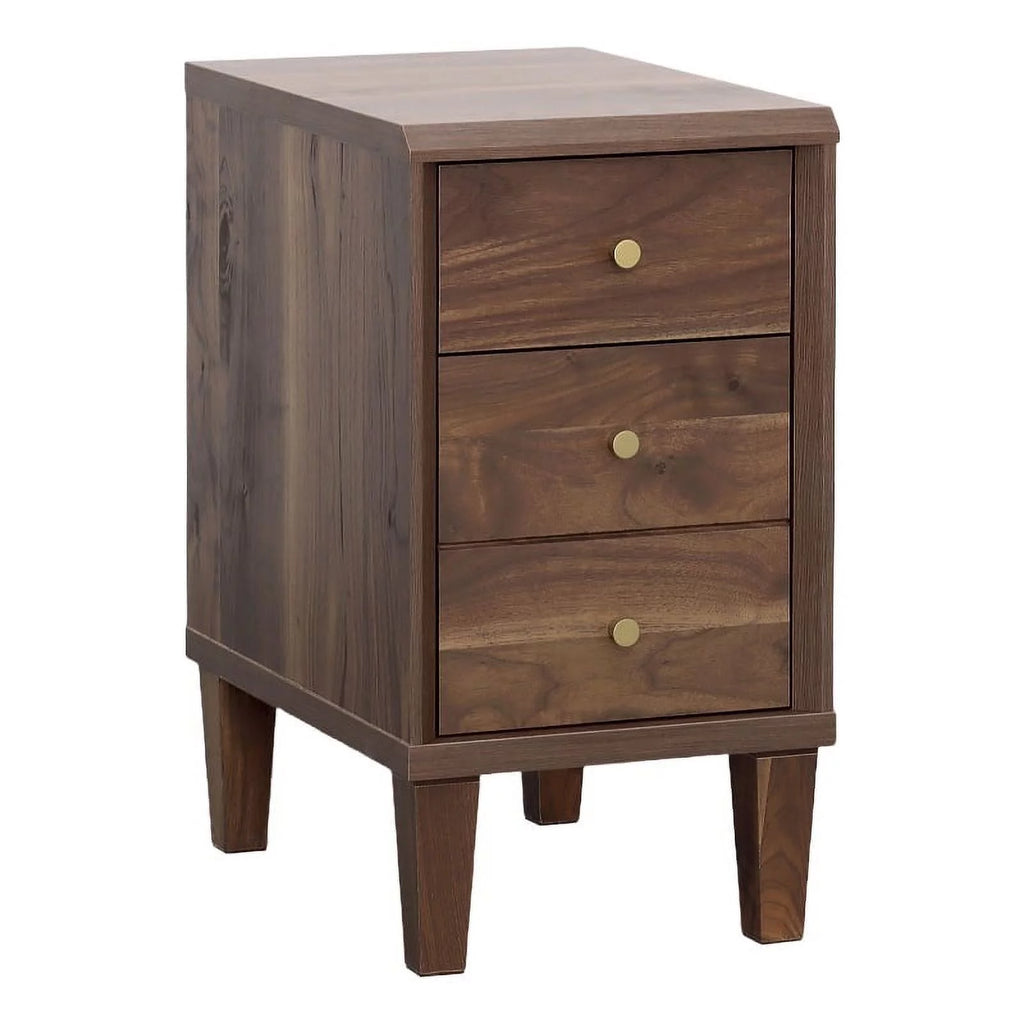 Engineered Wood Recliner Table in Grand Walnut V164351