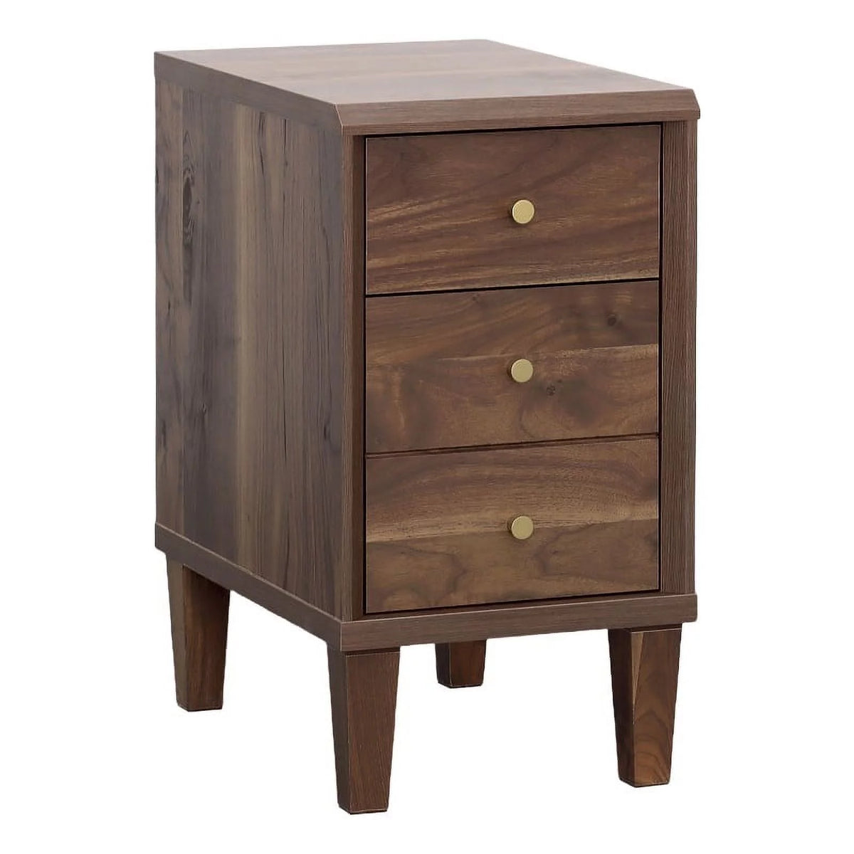 Engineered Wood Recliner Table in Grand Walnut V164351