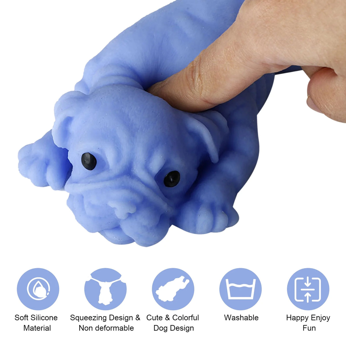 Squishy Stress Balls Toy Cute Dog Design Slow Rebound Q146037