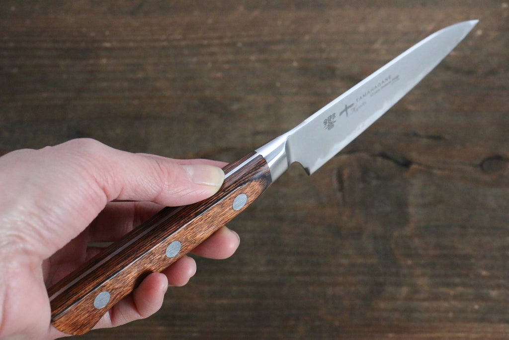 Japanese Damascus Paring Knife 90mm O733