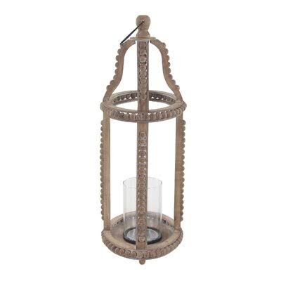 Rustic Wood Lantern E446