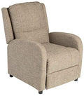 Pushback Recliner, 27.5" W x 37" D x 36.5" H, PolyHyde Upholstery I24222