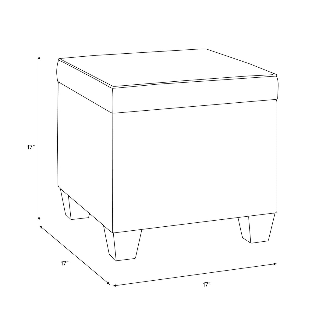 Charcoal Storage Ottoman H524327