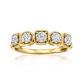 1.00 ct. t.w. Diamond 5-Stone Ring in 14kt Yellow Gold F78490