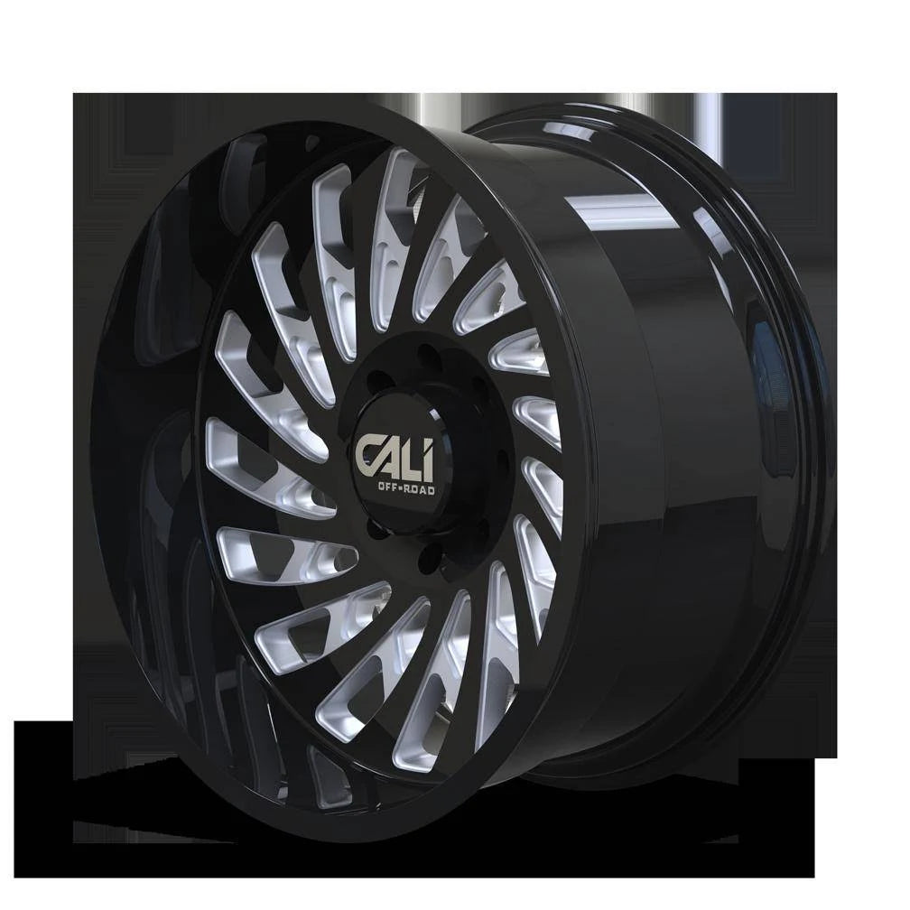 Black Milled 20x10 8x180 Wheel F4059
