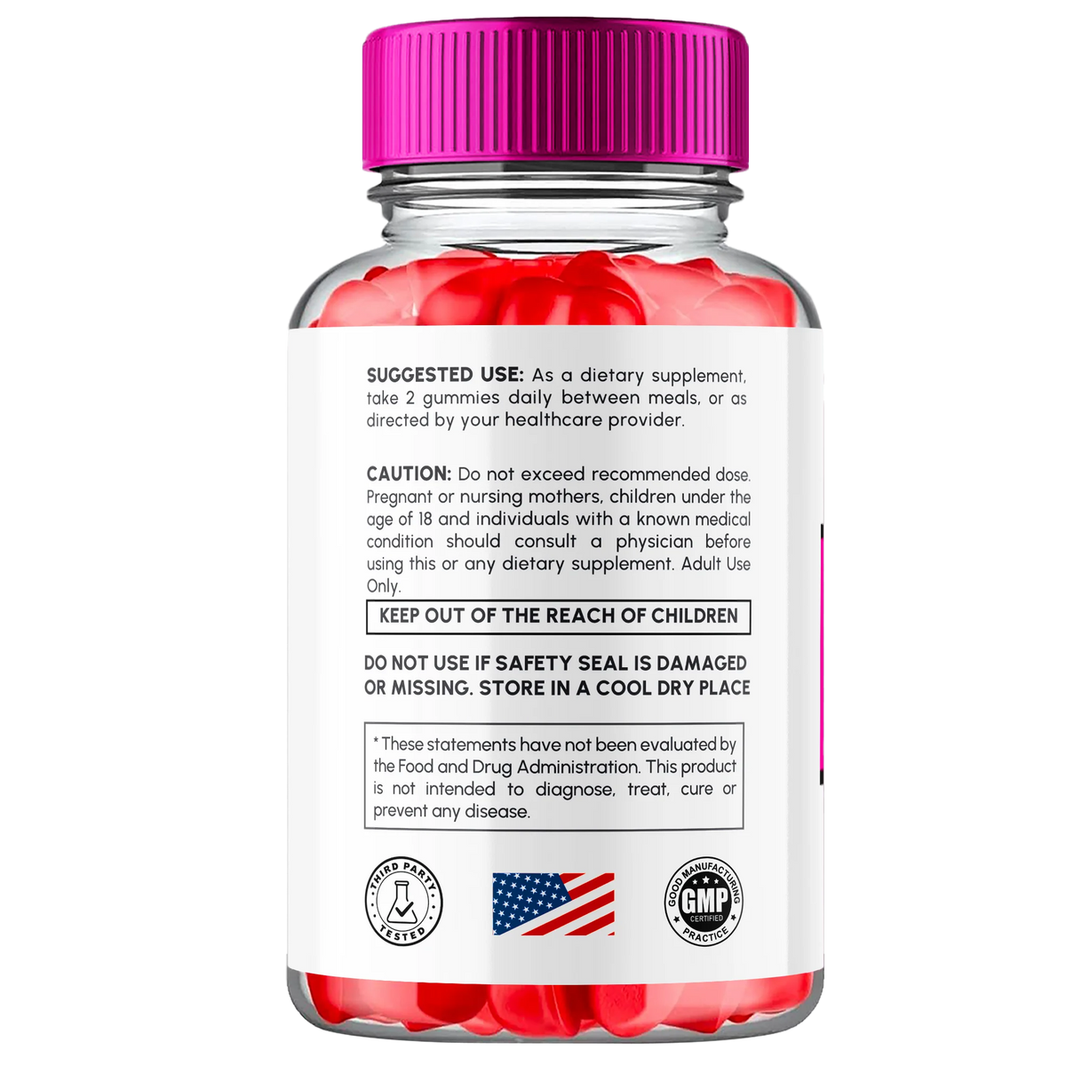 Apple Cider Vinegar Dietary Supplement Gummies 120 Gummies B5903
