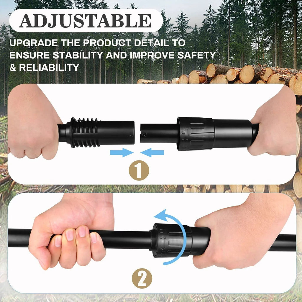 2-in-1 Cordless Pole Saw and Mini Chainsaw with 2 Batteries Z265311