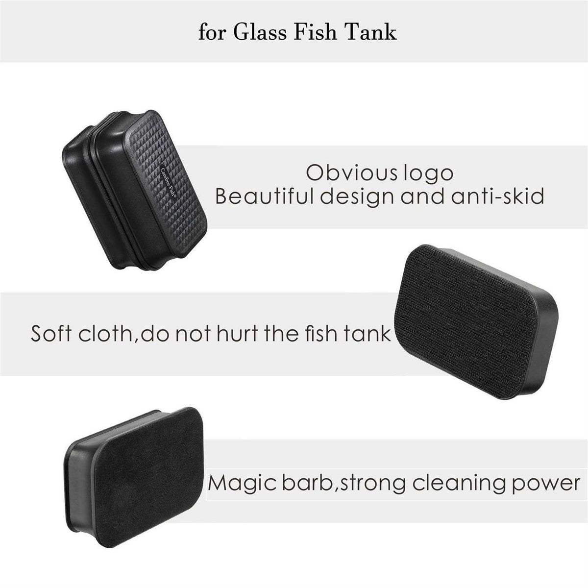 Magnetic Aquarium Cleaner for Glass Fish Tank B924675