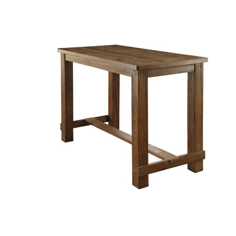 Set of 3 Pub Table and Pub Chairs in Natural Tone D20606