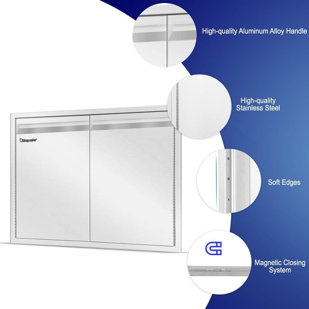 Outdoor Kitchen Single Access Door Stainless Steel D18474