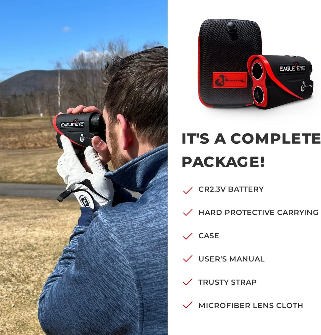 800 Yards 6X Magnification Laser Golf Rangefinder with Slope V77454