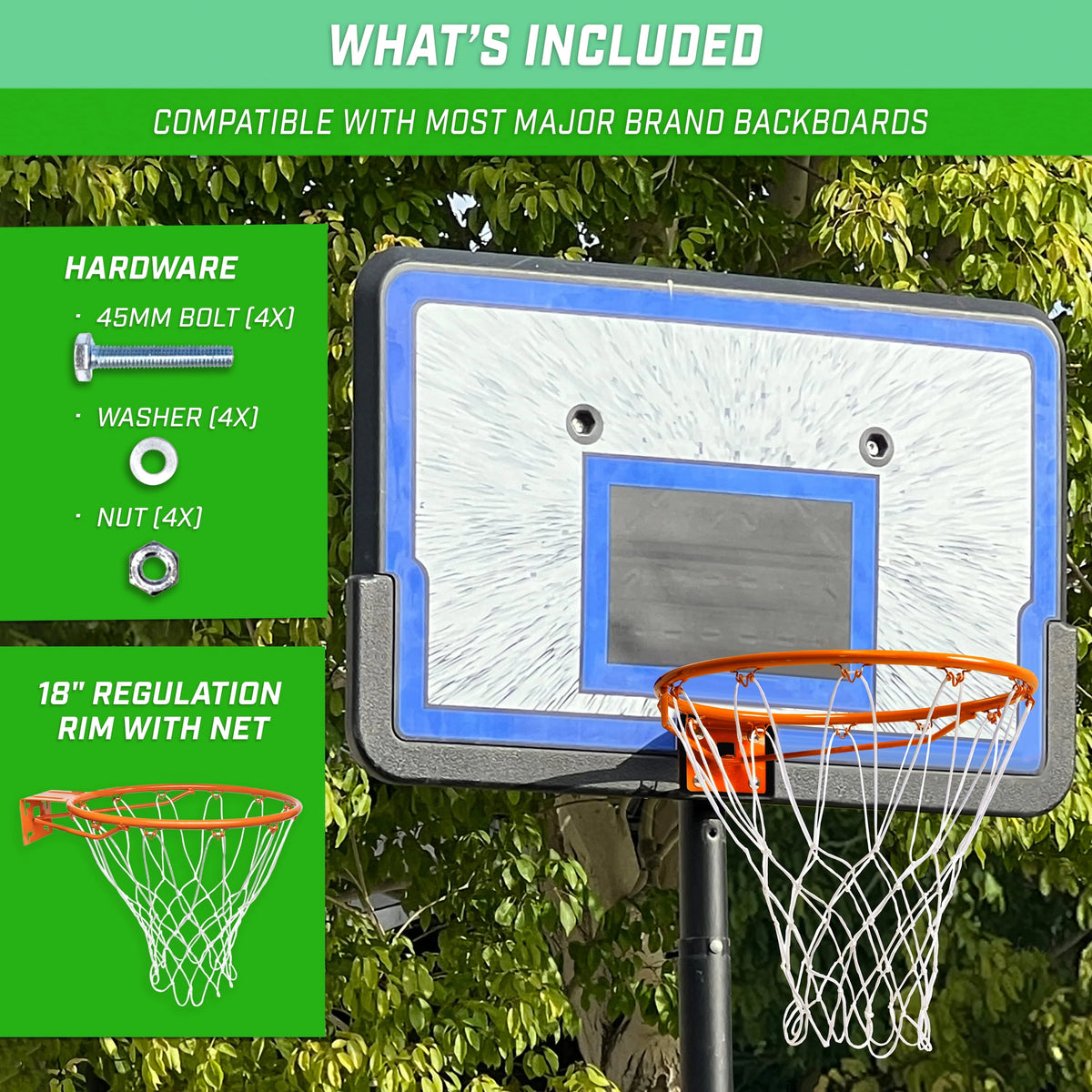 18 Steel Basketball Rim Y142795