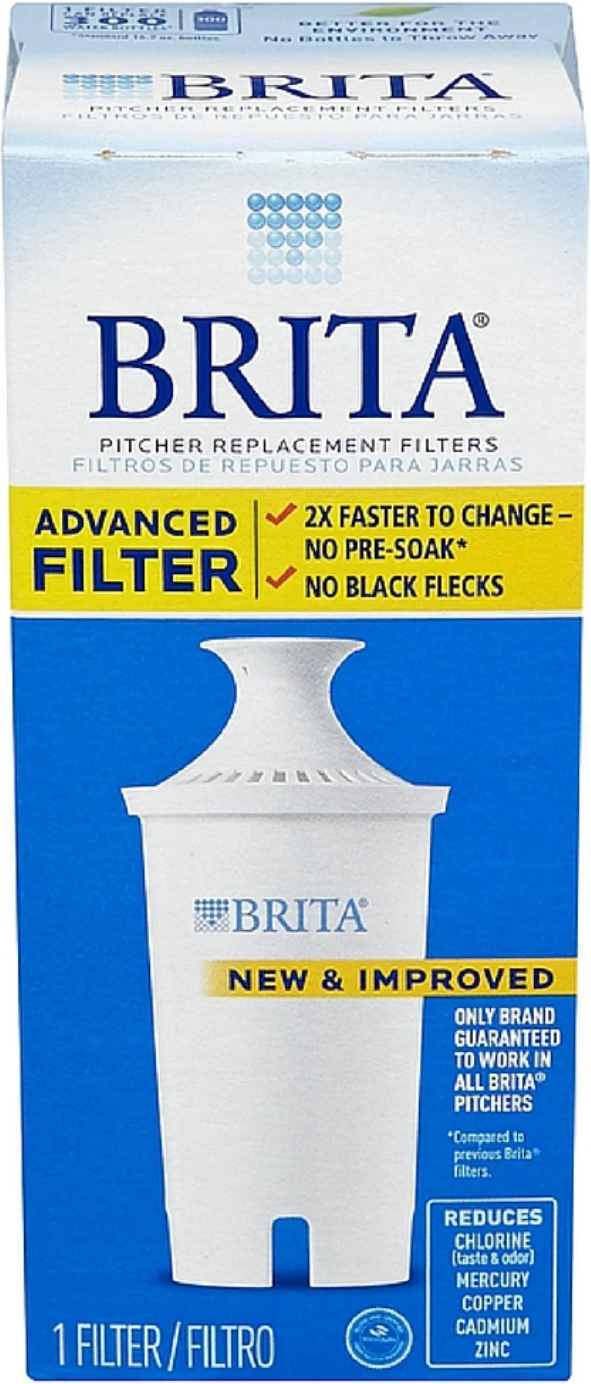 White 1 ea (Pack of 3) Water Pitcher Replacement Filters K2184