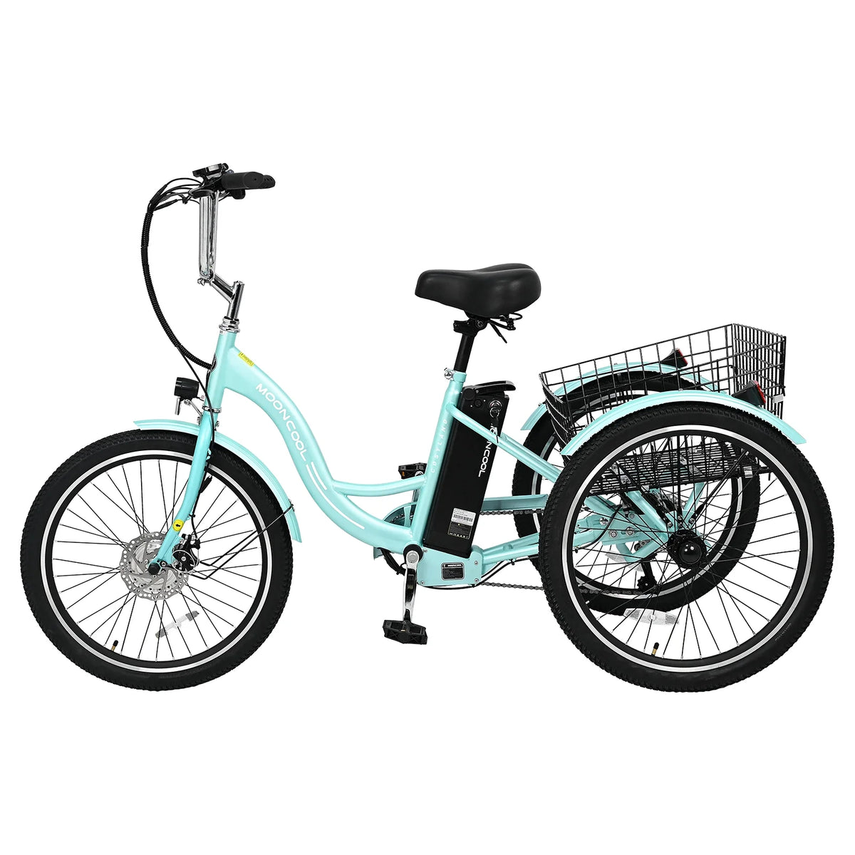 3 Wheel Electric Tricycle with Removable Lithium Battery J1847