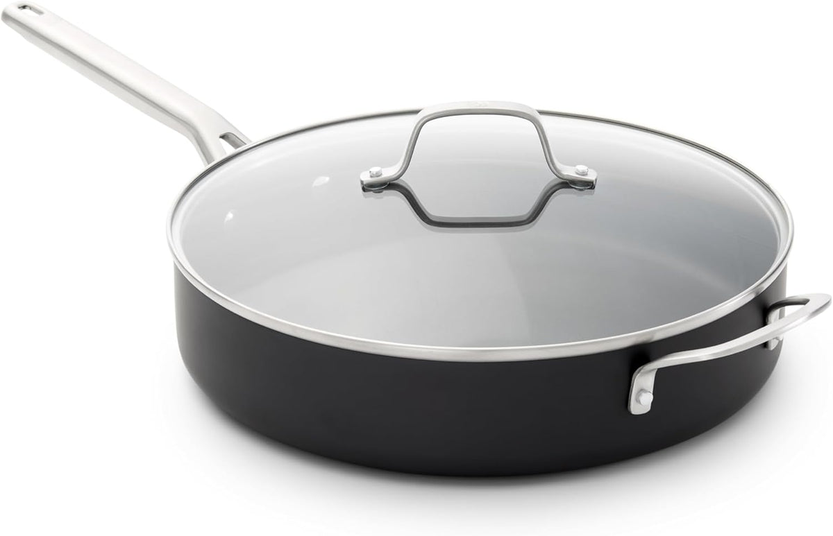 Hard-Anodized Nonstick 5-Qt Sauté Pan with Lid M830438