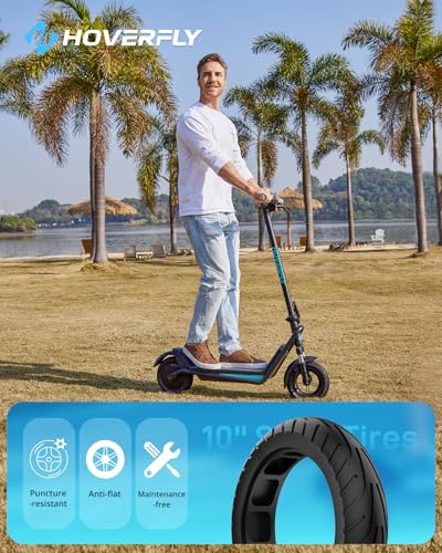 18/25 Mile Range 20Mph 500W 10'' Solid Tire Foldable Electric Scooter M160180