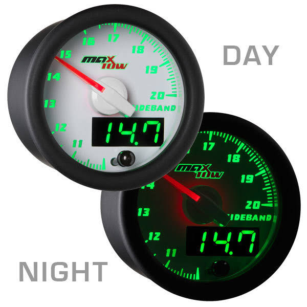 White & Green MaxTow Wideband Air/Fuel Ratio Gauge Q94792