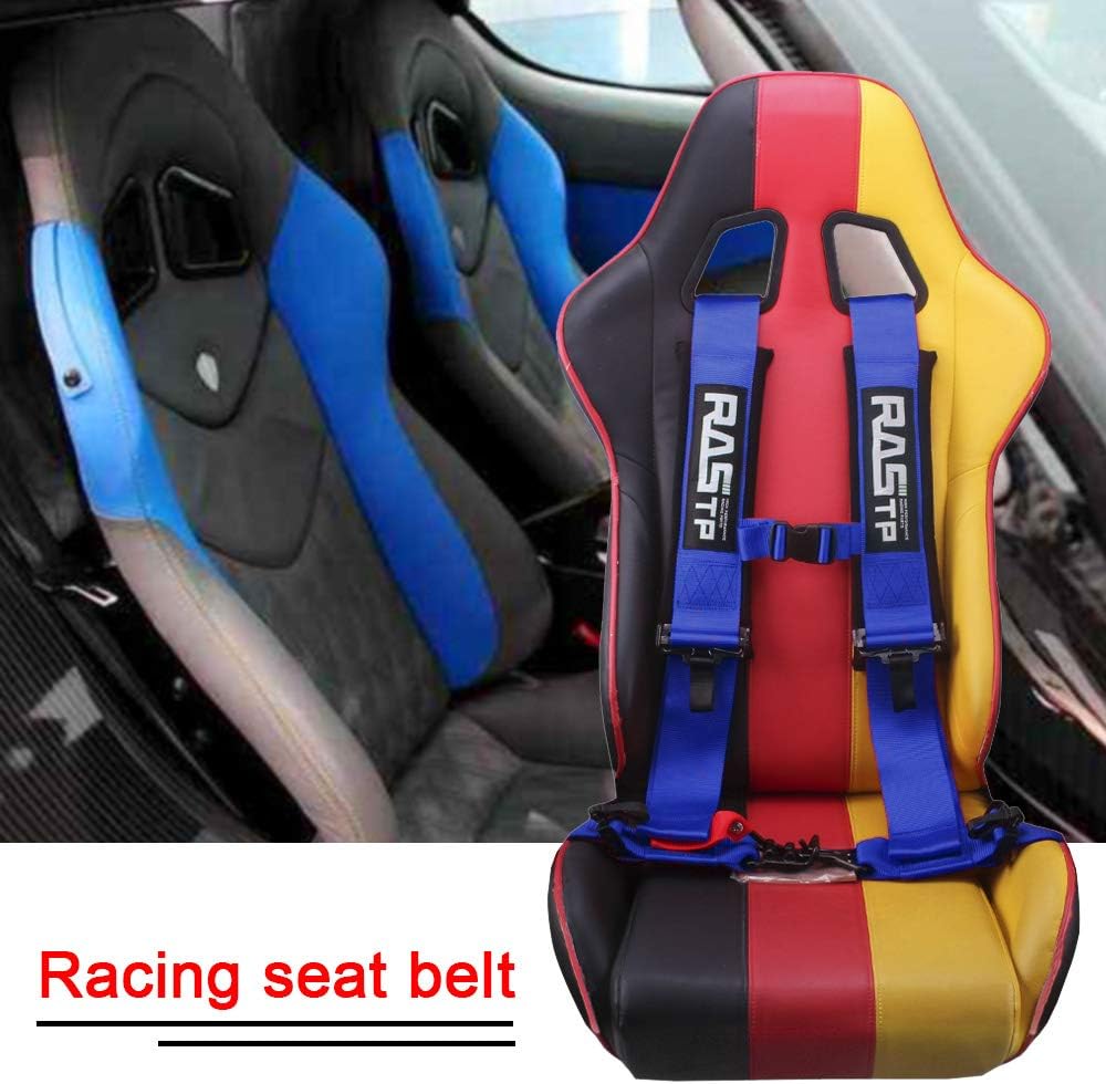 4 Point Safety Harness with 3 Inch Padding (Blue) Pack of 2 R9045