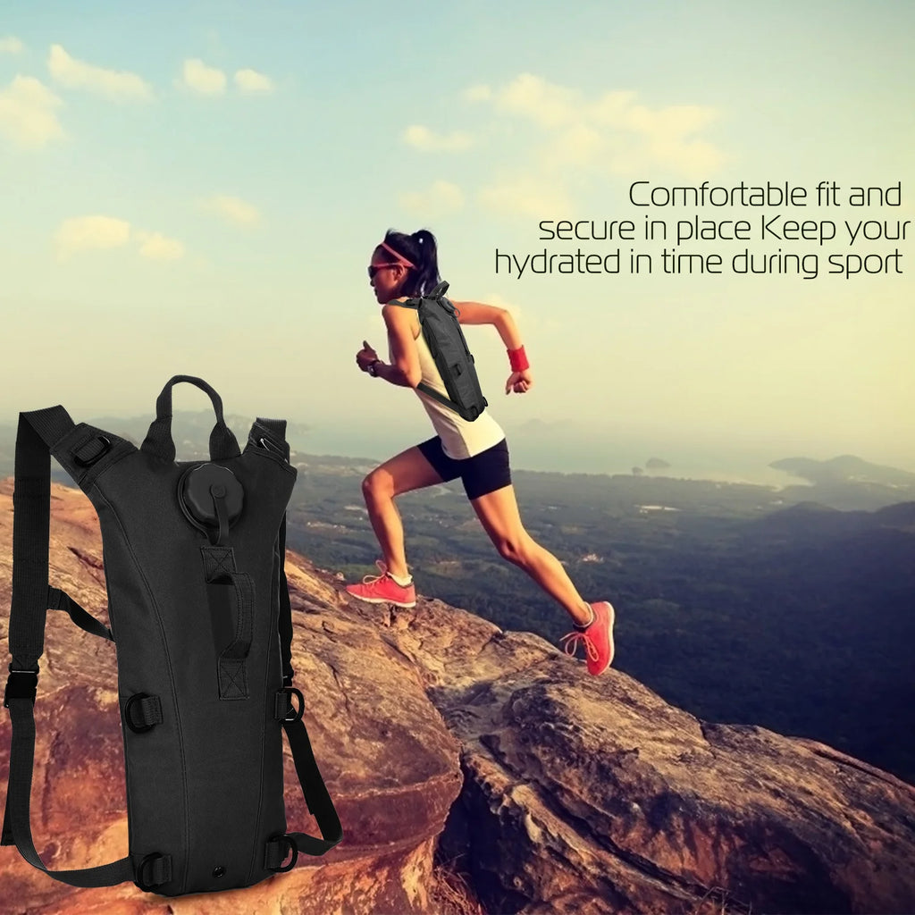 Black 3L Hydration Backpack G22818