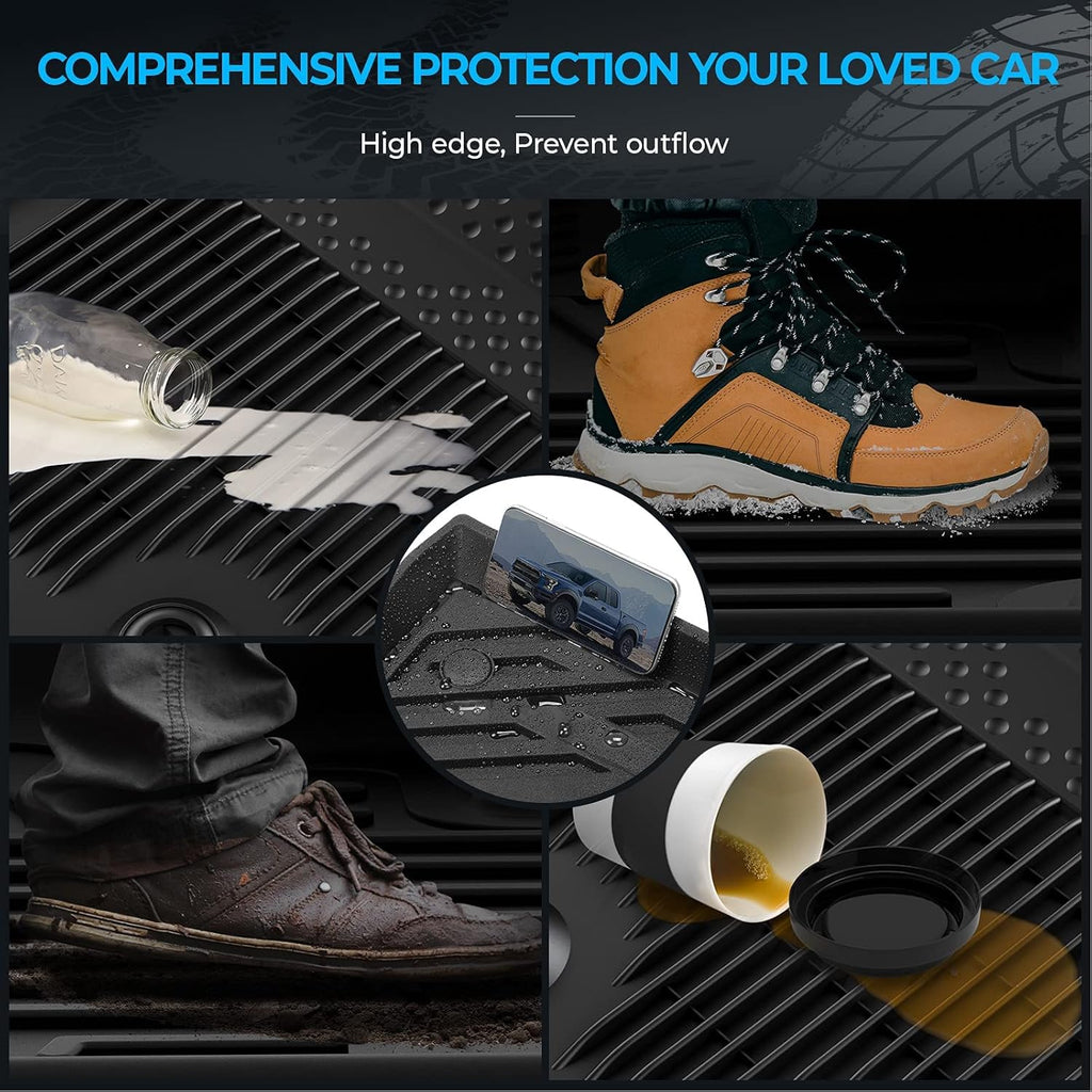 Black TPE Rubber Floor Mats G602356