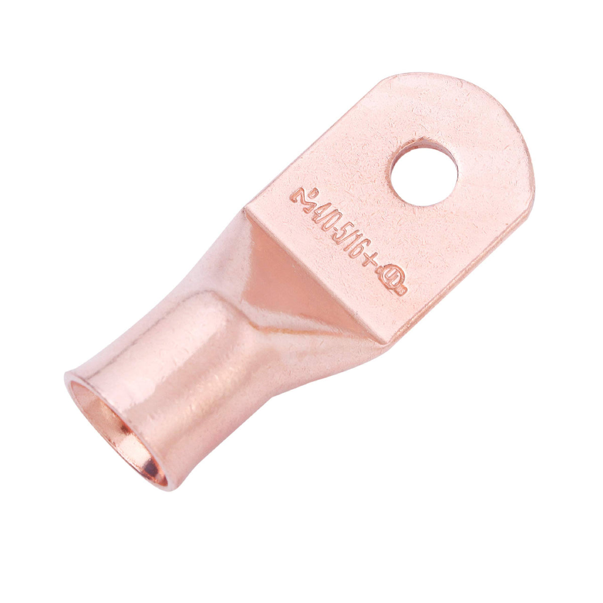4/0 AWG 5/16x22 Ring Terminal Lugs Bare Copper 25ea Z6409