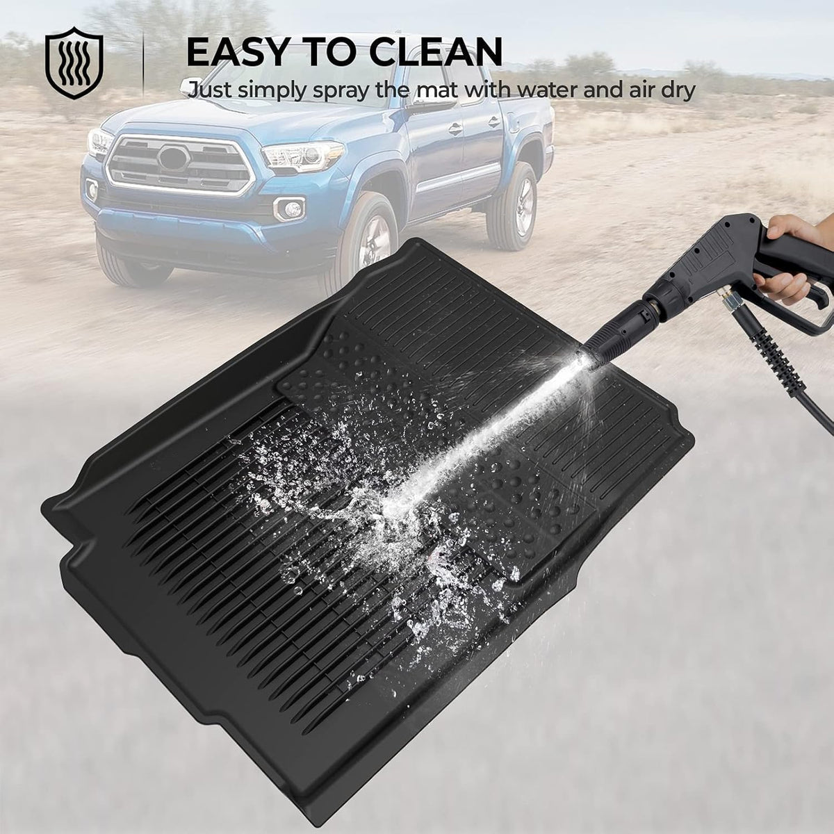 Black TPE Rubber Floor Mats G602356