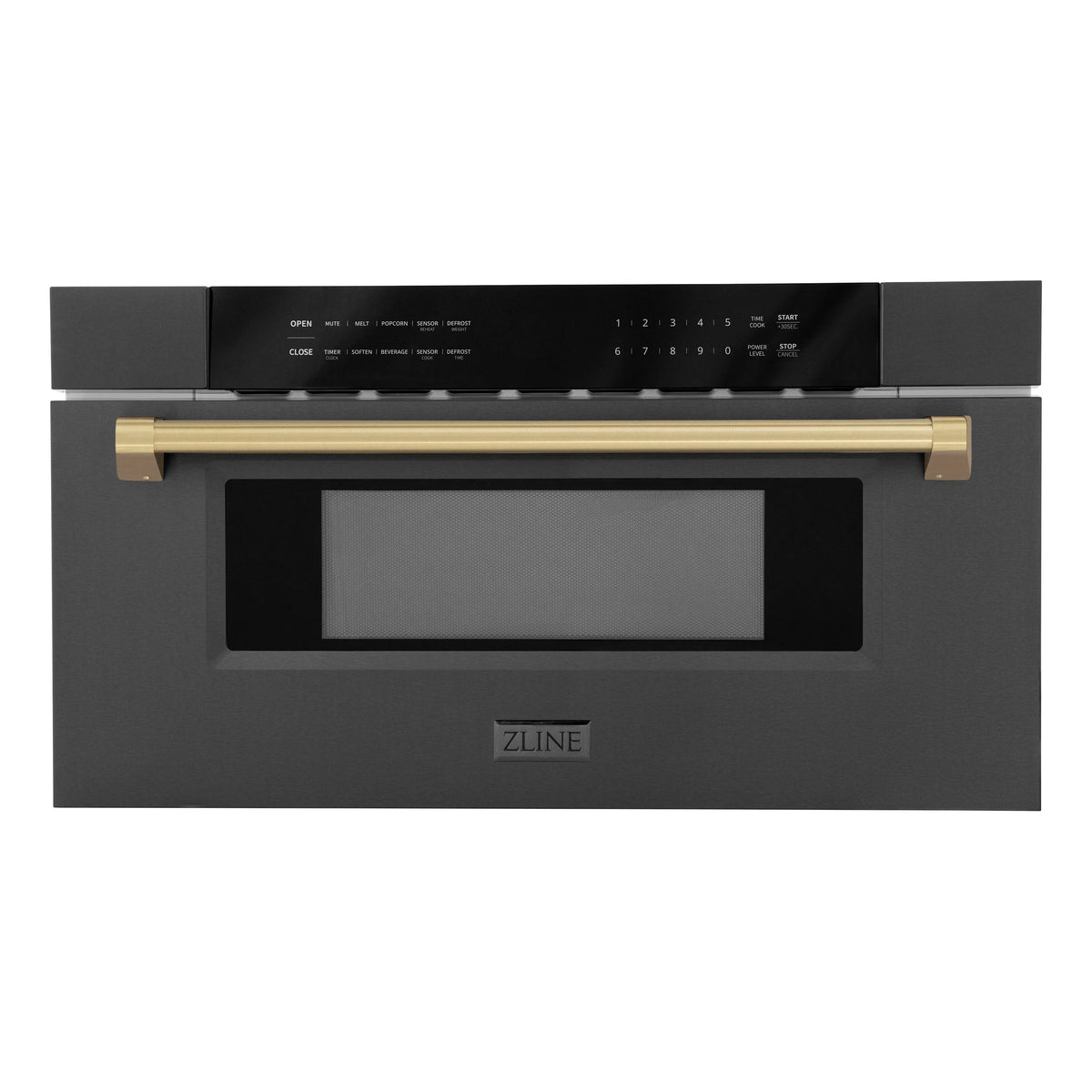 30 In. 1.2 cu. ft. Built-In Microwave Drawer Black Stainless Steel U980