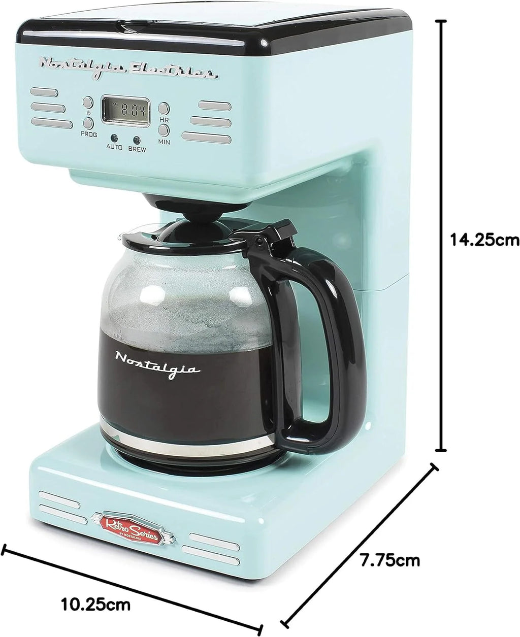 12-Cup Programmable Coffee Machine, Aqua M47282