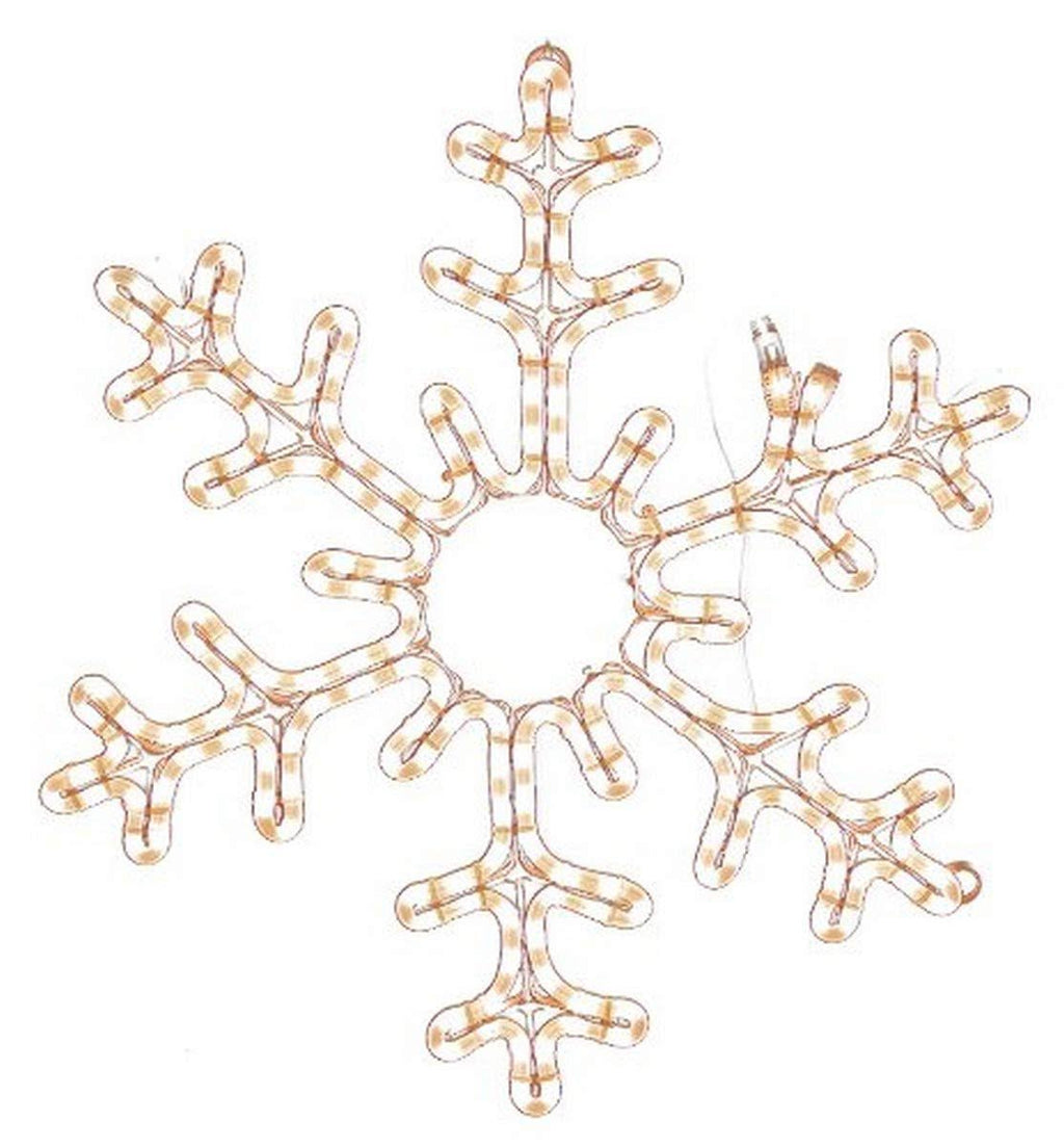 36-Inch Snowflake Holiday Rope Light Motif L3844