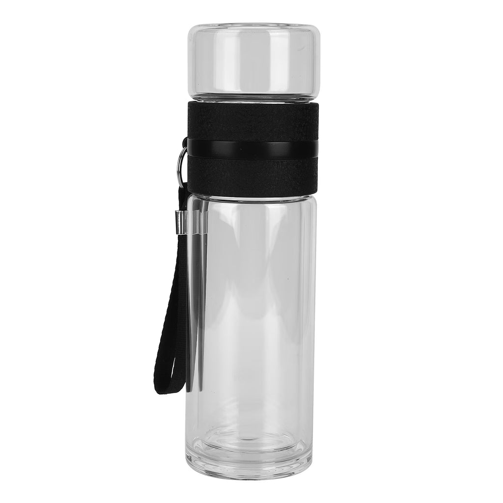 Double Walled Glass Tea Infuser Bottle B21143