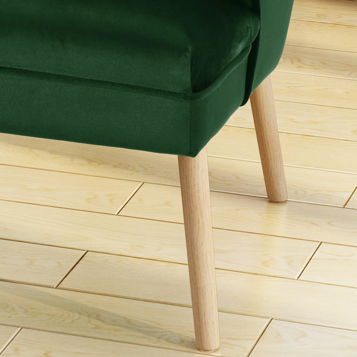 Mid Century Velvet Club Chair D7079