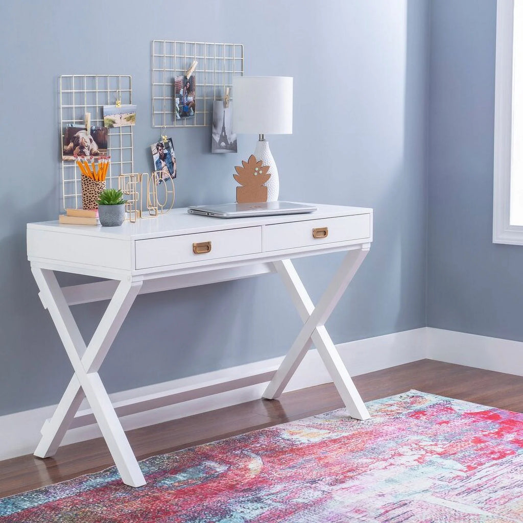 White Writing Desk G4587