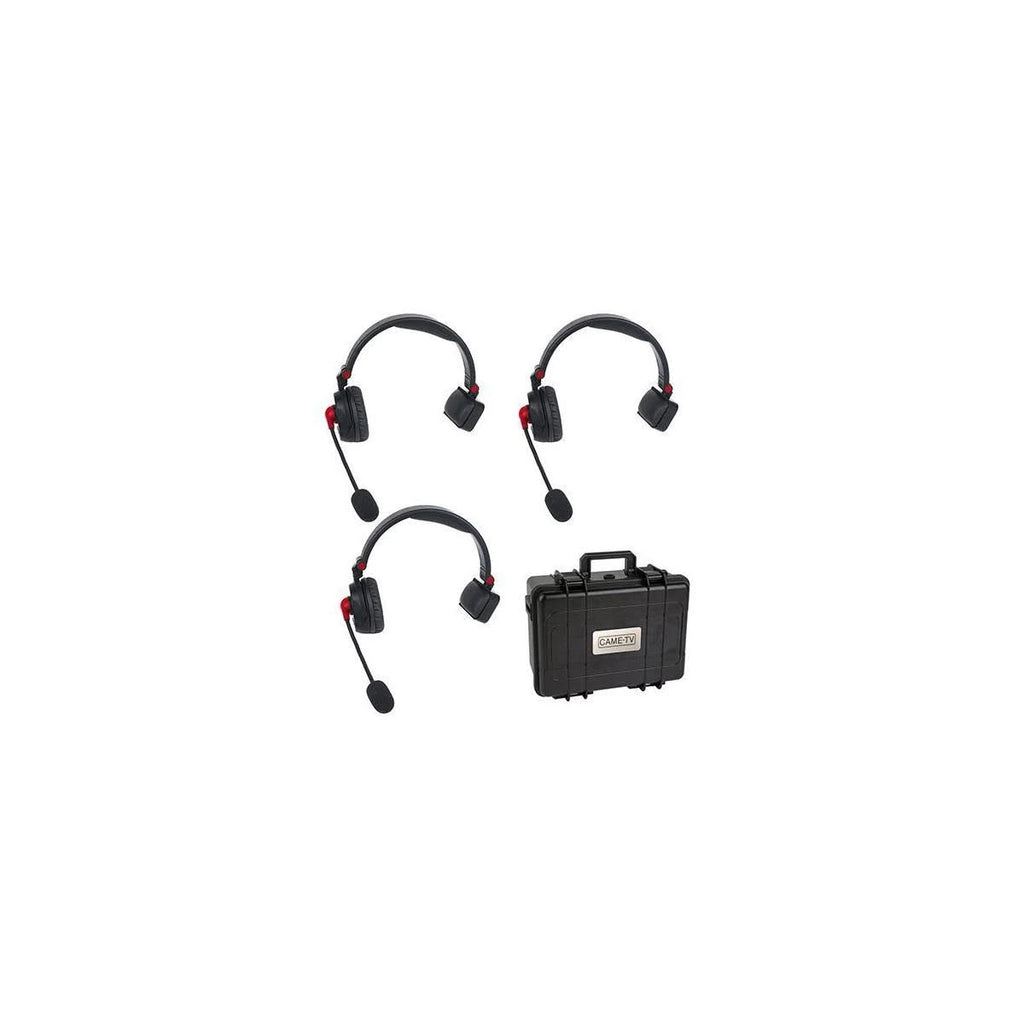 3-Pack Digital Wireless Foldable Headset with Hardcase M81524
