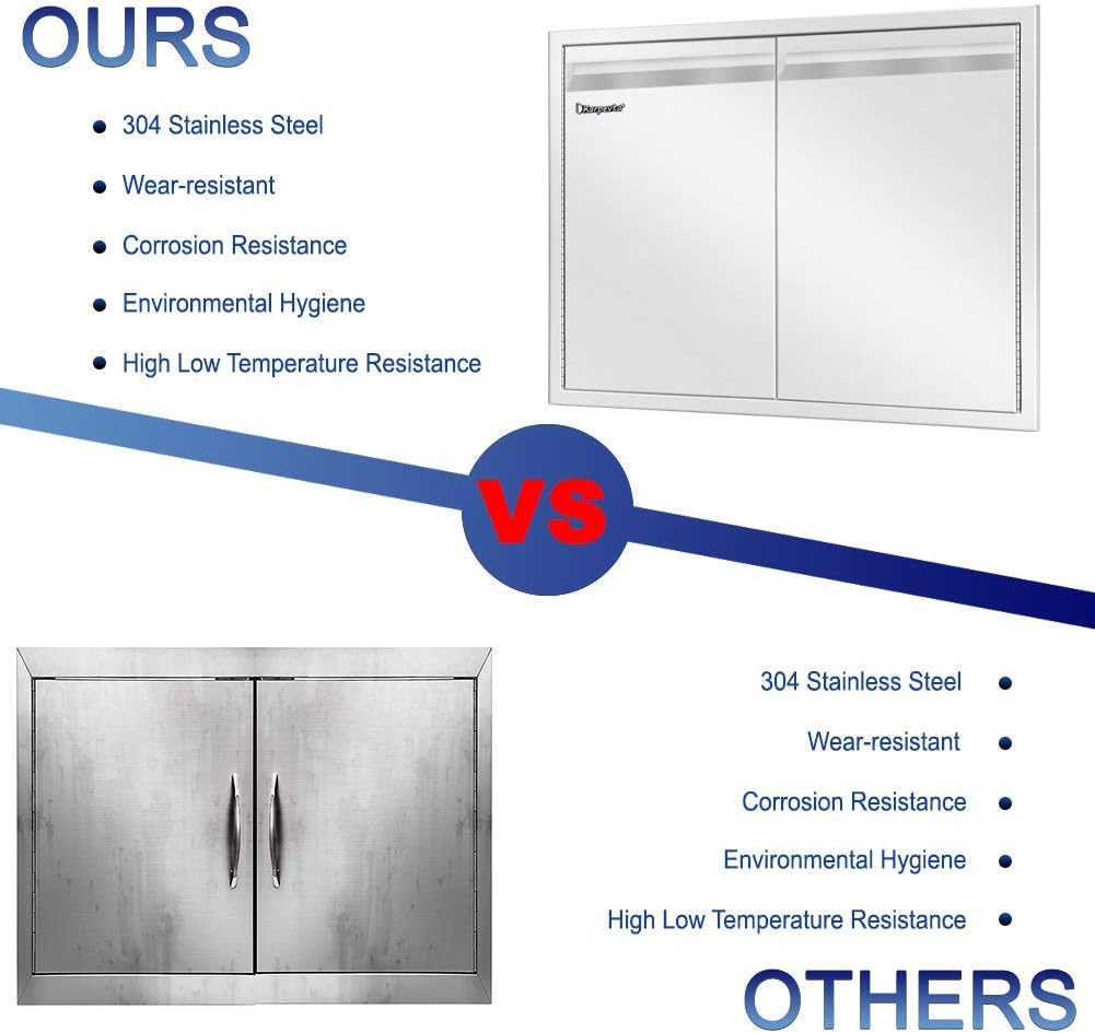 Outdoor Kitchen Single Access Door Stainless Steel D18474