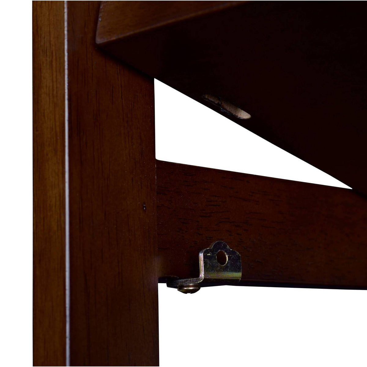 67x22 High Folding Bookcase Mocha Walnut Z777490