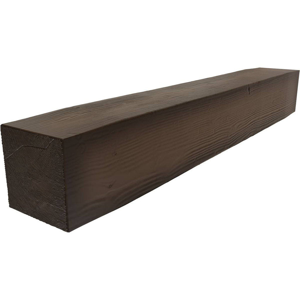 Natural Mahogany Faux Wood Fireplace Mantel U32584
