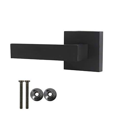 Matte Black Non-Turning Reversible Door Levers S70449