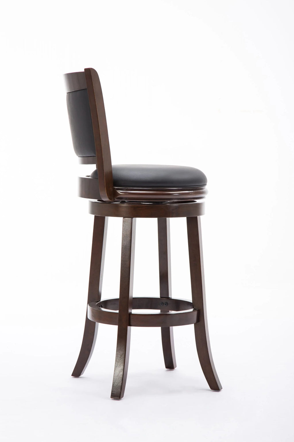 Cappuccino Swivel Wood Kitchen Bar Stool L845439
