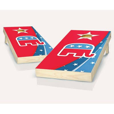 Solid Wood Cornhole Board and Bags P330518