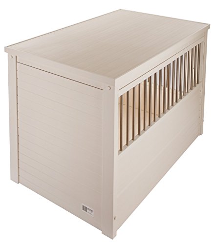 Black Medium Dog Crate End Table U4601