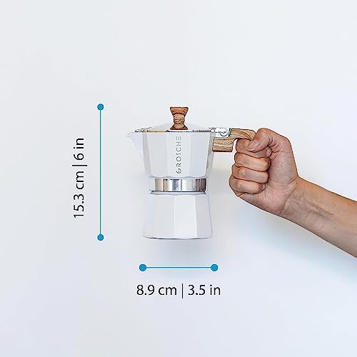 Black 5 oz Stovetop Espresso Maker Moka Pot F883