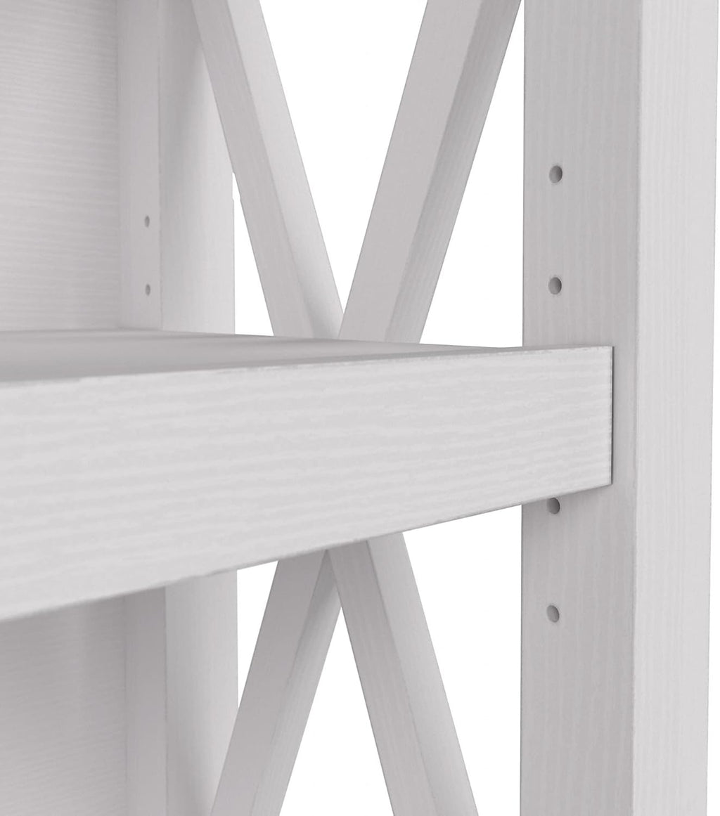 2 Shelf Bookcase in Pure White Oak V1006
