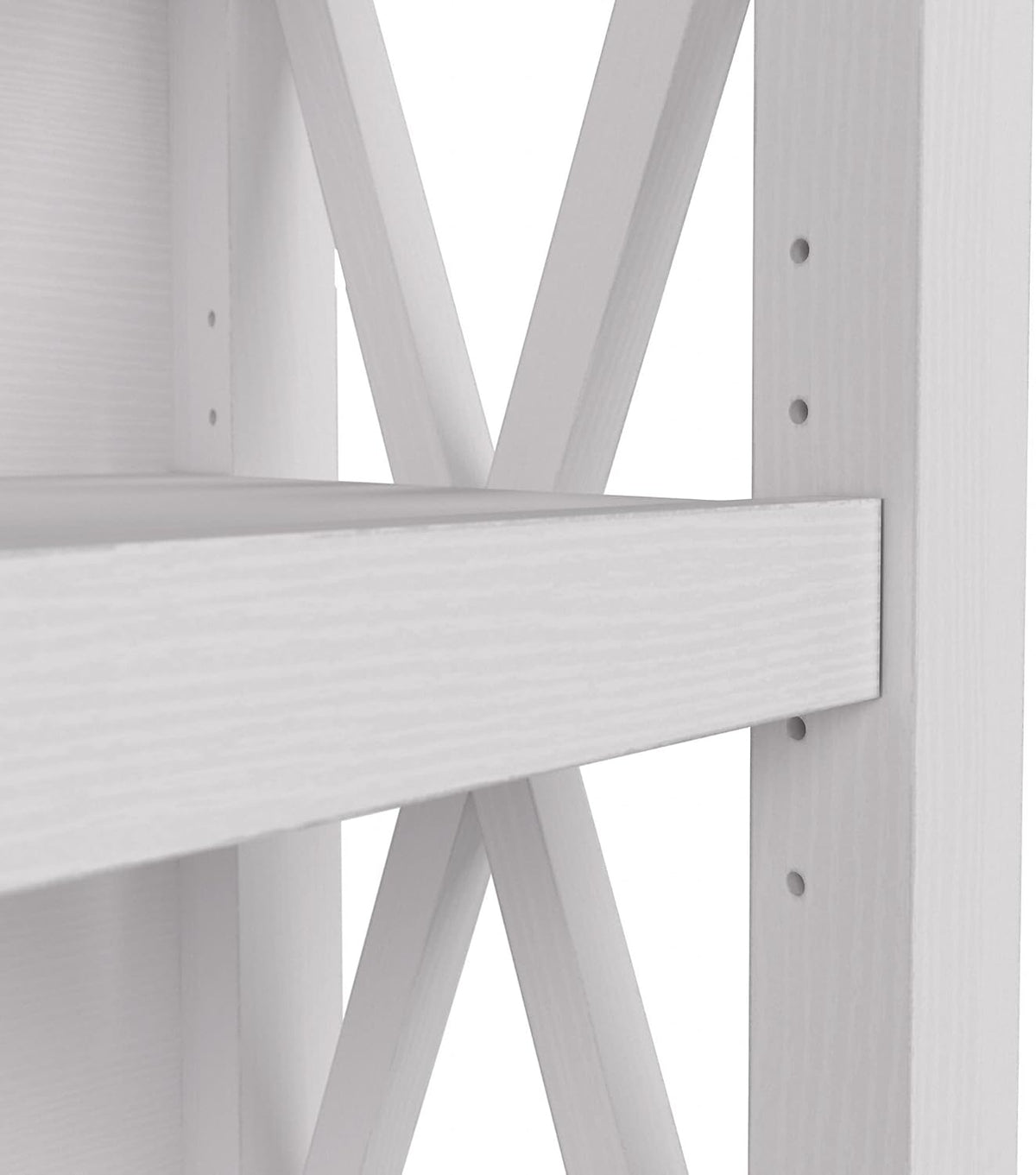 2 Shelf Bookcase in Pure White Oak V1006