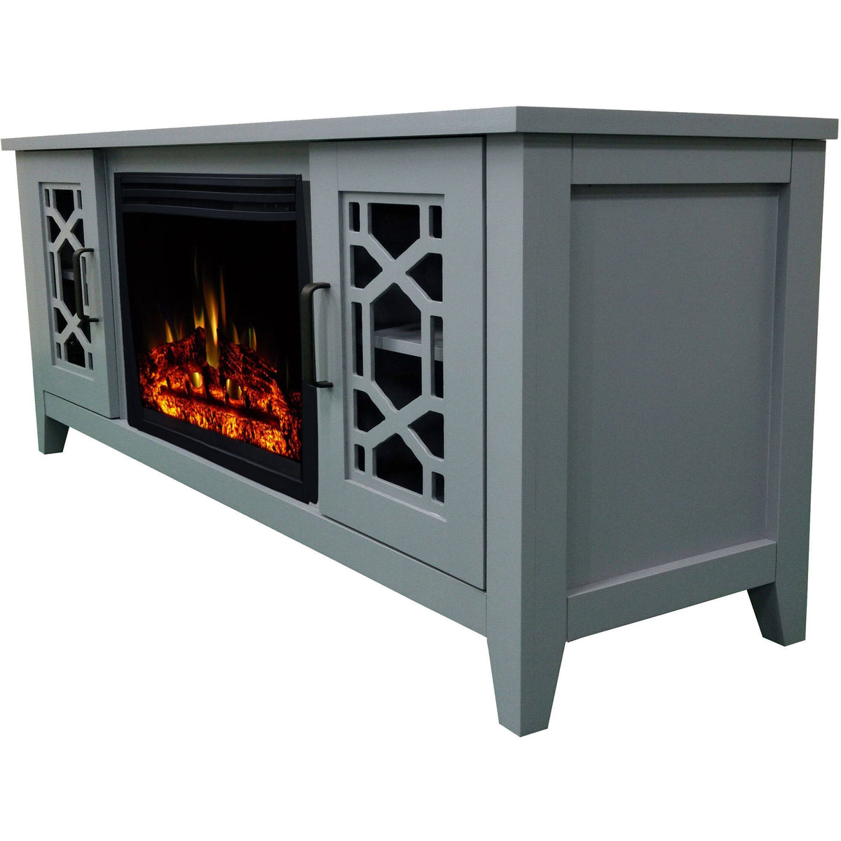 Slate Blue Electric Fireplace W61320